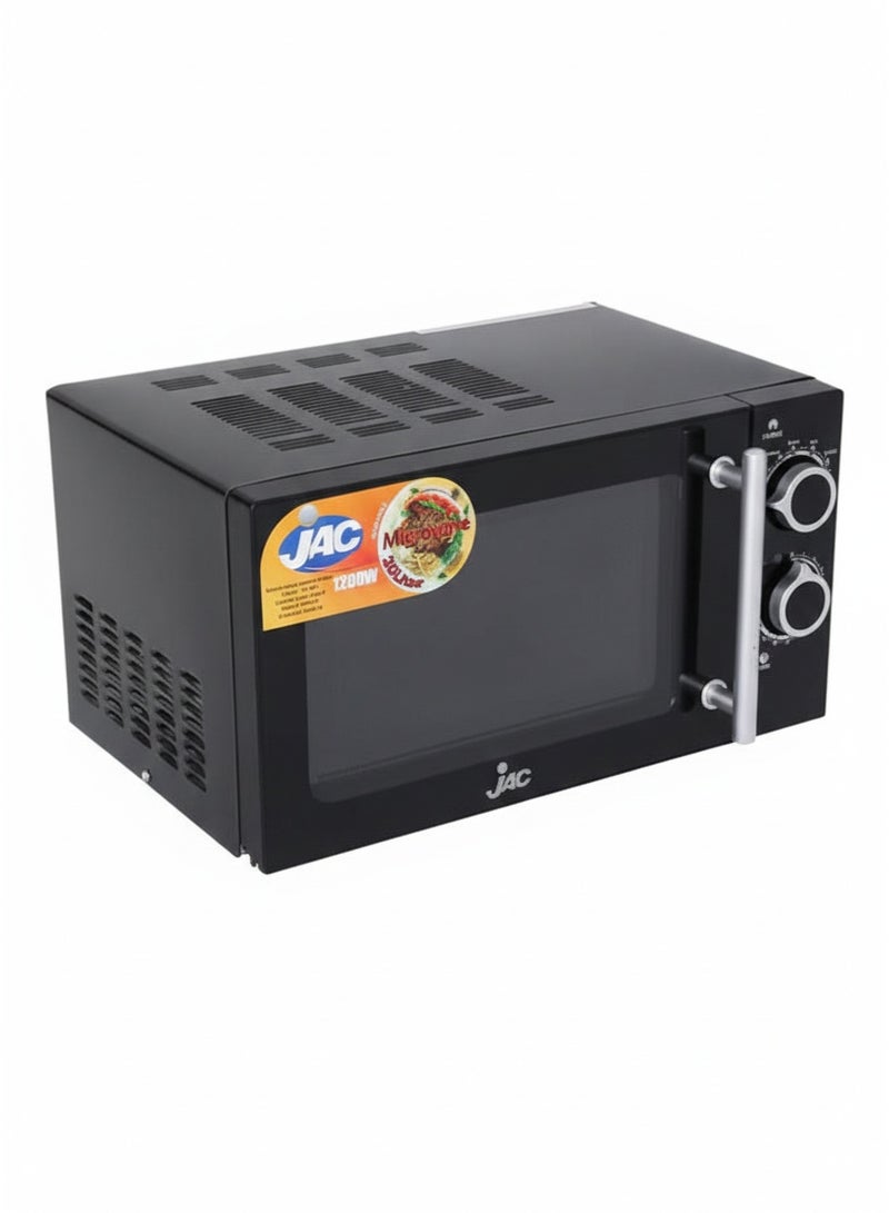 Jac Microwave 20 Liters, 1200 Watts - Model MW20JA11A-Black - Image 1